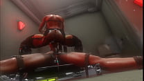 hd citor3 3d sfm vr sex game huge tits latex mistress electro stimulation precum riding and milking porn