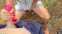 hd step sister jerks off cock with her wet panties until he cums porn