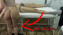 hd maid masseuse with big butt let me lift her dress fingered her pussy while she massaged my dick porn