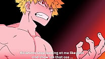 hd uncensored kirishima gets turned on when he sees bakugo naked and then he fucks him porn