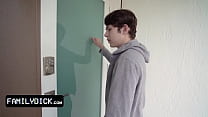 hd innocent boy caught his kinky stepuncle getting fucked and wants to experience the same pleasure porn