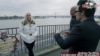 hd german naive blonde teen pick up after flirt on street 3some porn