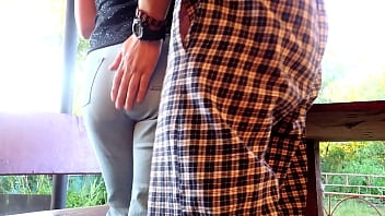 hd ᴡᴏᴍᴀɴ outdoor fuck with big ass milf and double cumshot porn