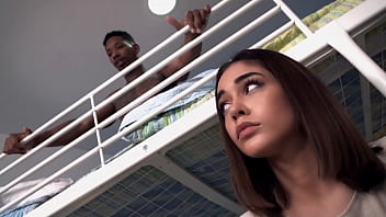 hd hornyhostel lenina crowne maximo garcia big fake tits redhead gets her pussy banged by roommate porn
