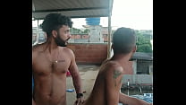 hd my neighbor and i went to fuck on the roof and we almost got caught davi lobo porn