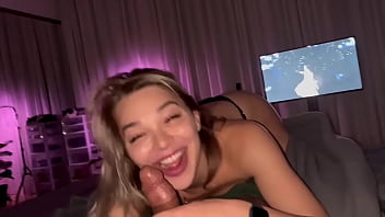 hd trans gf emma rose comes over to creampie porn