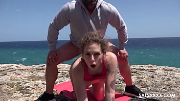 hd yoga by the sea porn
