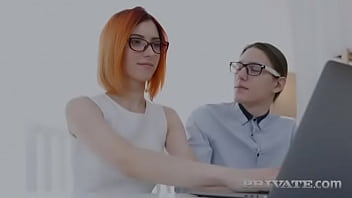 hd elin holm nerdy teen debuts with anal porn