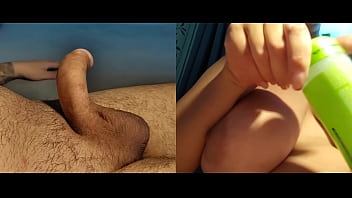 hd new format close up video touching perfect natural tits while stepsister masturbate my lubed penis huge cumshot porn