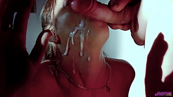 hd mom gives a messy backroom blowjob to her stepsons best friend at his rave party porn