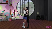 hd trailer wednesday addams and enid roommates licking and rubbing each other porn