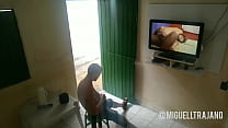 hd neighbor baggy went to ask neighbor for coffee and caught his friend giving a handjob porn