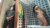 hd spying and fucking my hot big ass stepsister in the shower compilation porn