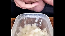 hd cumbull gokkun collecting semen britney swallows drinking over a dozen cum loads porn