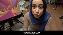 hd hijabfamily sexy brunette hot hijab stepsister dania vegax porn