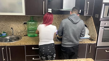 hd my husbands friend grabs my ass when im cooking next to my husband who doesnt know that his friend treats me like a porn