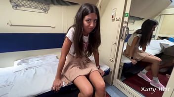 hd public pickup picked up a hottie at the train station and fucked her on the train porn