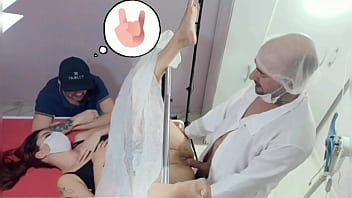 hd husband takes wife to weird gynecologist porn