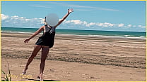 hd توماس wife plays football nude at public clothed beach porn