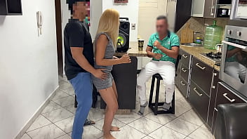 hd friend lends me his beautiful girlfriend to dance but my cock rised when she started rubbing her ass in front of her porn