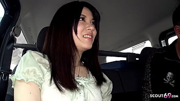 hd shy japanese teen madoka araki seduce to suck stranger cock in car porn