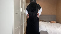 hd hijab arab milf watching porn and gets pulsating orgasm from it porn