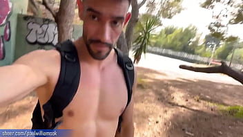 hd crazy hot male walks naked into an abandoned building a must see experience porn