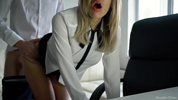 hd boss fuck secretary hard at office and cum in her sweet mouth porn