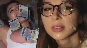 hd desperate student attempts crazy cum challenge cash 4 cum porn