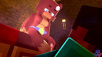 hd square furry masturbating steve with his feet porn