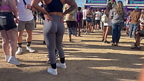 hd grey leggings latina booty candid porn
