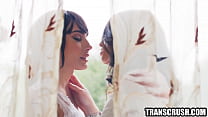 hd lesbian girl fucked by shemale wife on wedding night porn