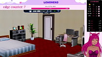 hd vtuber lewdneko plays harem hotel part 7 porn