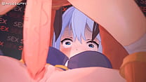 hd aqua gets pounded konosuba futa animation porn
