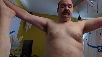 hd wobble sexy bear rusty pipers big fat booty excites handsome moustache man don k dicks girthy cock so he pushes it porn