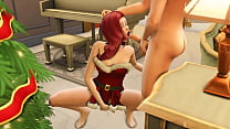 hd sugarbaby gets a big dick for christmas sims 4 3d animation porn