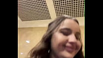 hd nyashka squirted in a public toilet with a dildo live and cummed porn