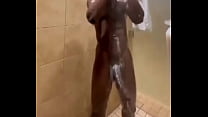 hd shower my long black cock porn