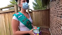 hd girl scout tries to sell cookies to an old man he wants sex porn