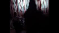 hd caught handjob and cumshot against the light porn