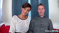 hd hotwife gabrielle gucci quenches her thirst for bbc cum in front of cuck porn