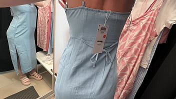 hd fitting room i spy on a busty beauty changing clothes and fuck her ending up in her pussy porn