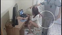 hd young girl alone at home receives the horny maintenance man hidden camera porn