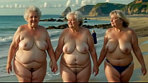 hd beautiful granny on the beach porn