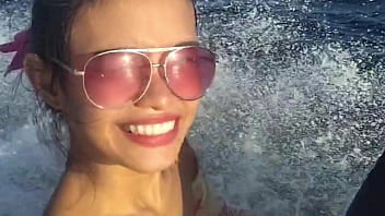 hd proper cumshot into pussy after having fun with jet sky and beach porn