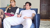 hd terrible confusion my girlfriends stepsister sucks my cock my girlfriend watches us and masturbates porn