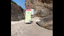 hd renatinha mello exhibitionist hotwife visiting abricó beach with friends porn