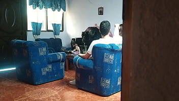 hd my stepsister thinks no one is home and fucks her boyfriend in the living room ill tell on her porn