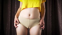 hd camel toe asmr tease in vintage panties porn