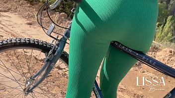 hd bike ride in the middle of the forest ends very well porn